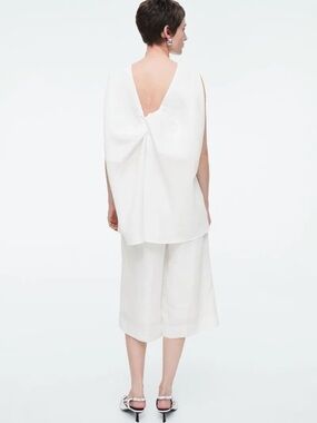 COS Twisted back sleevless top